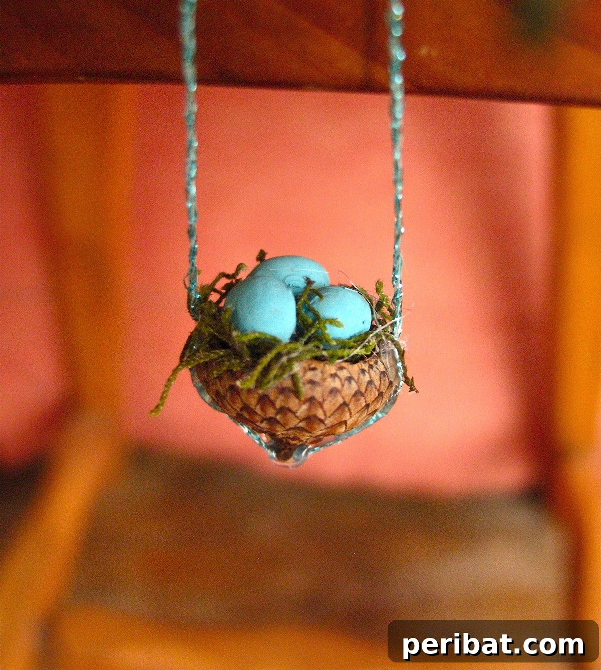52 Inspiring DIY Necklace Ideas and Kits for Stunning Handmade Jewelry 42 charming acorn bird's nest necklace with three tiny eggs
