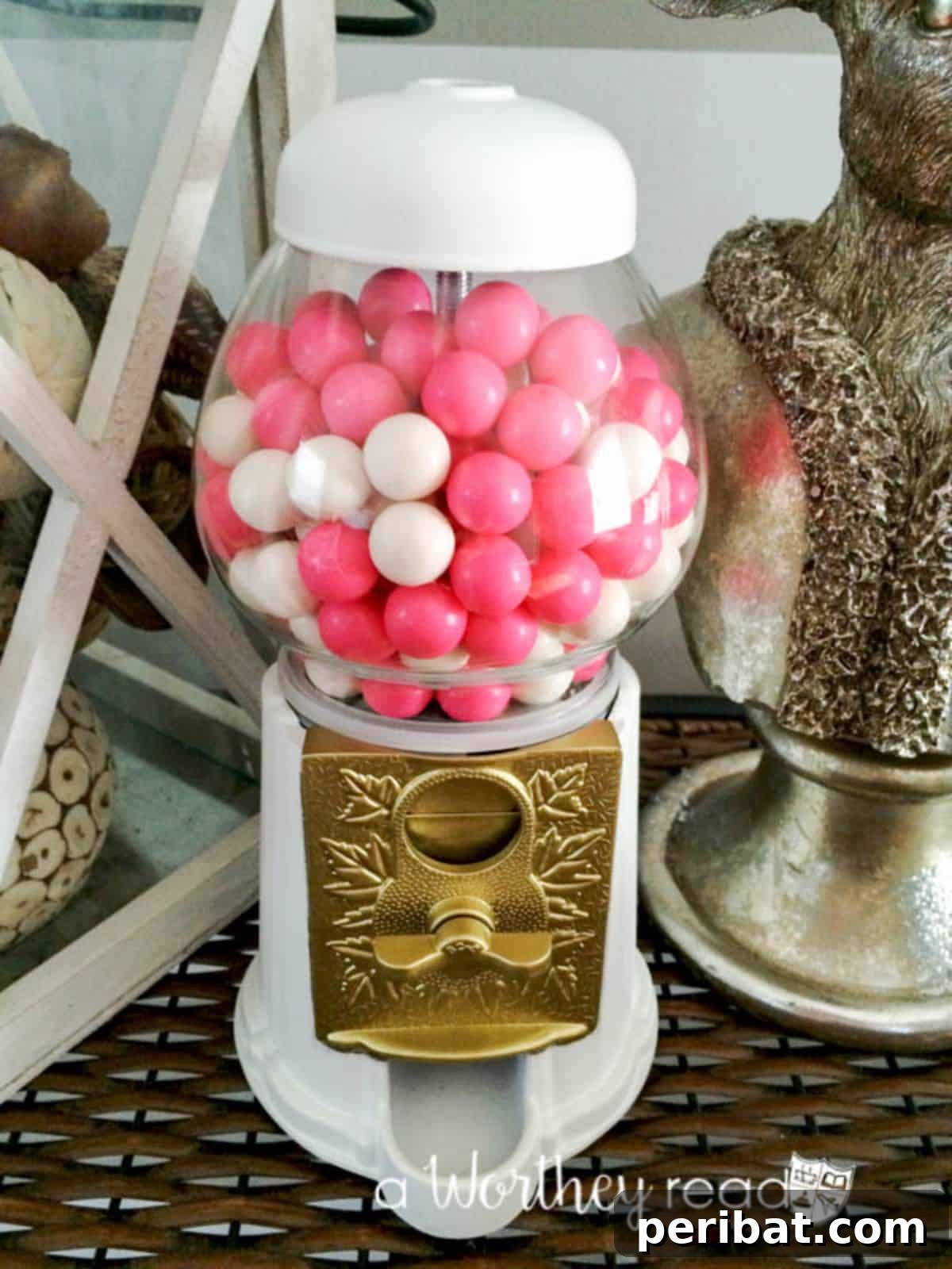 Upcycled DIY Gumball Machine