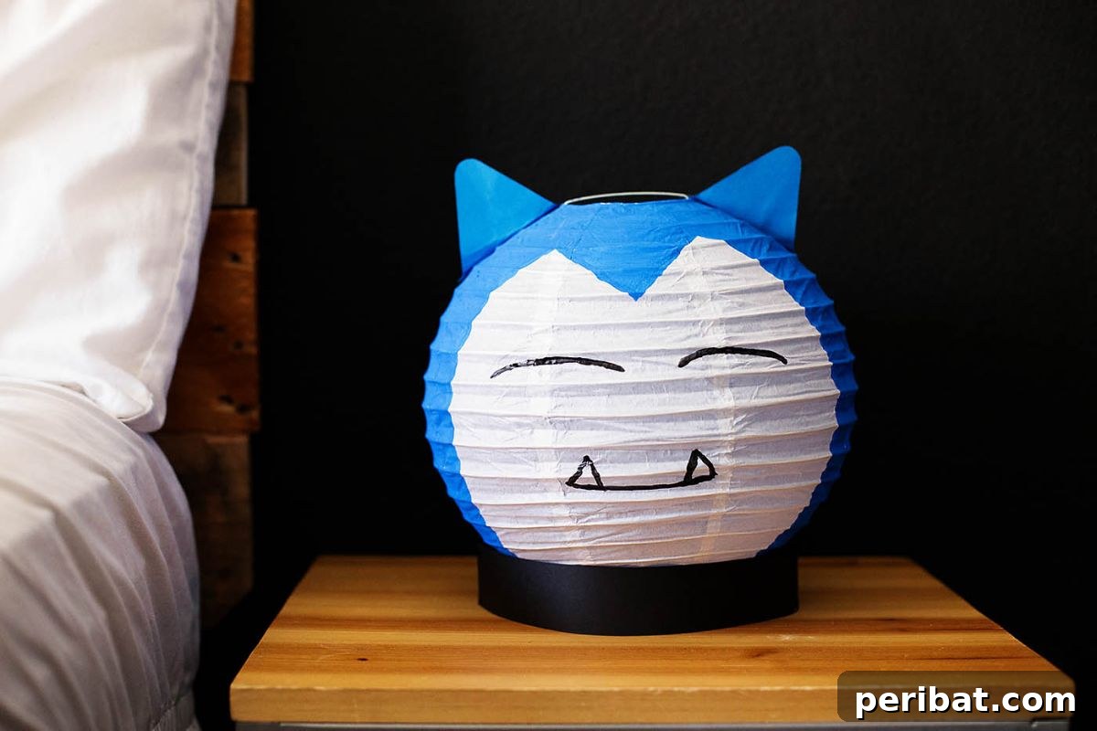 DIY Snorlax Lantern