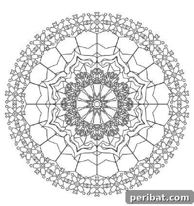 Stained Glass Mandala