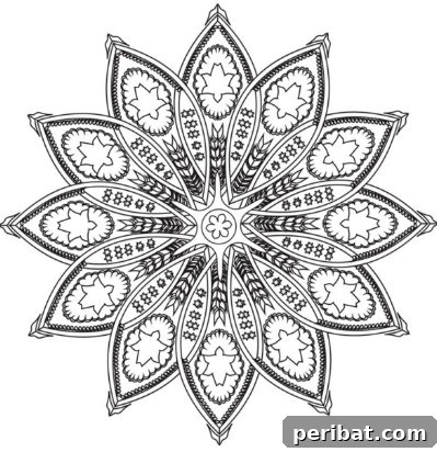 Intricate Flower Mandala