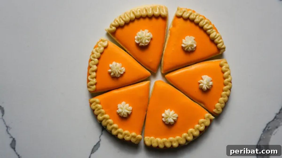 Bake 40 Amazing Thanksgiving Cookies Recipes & Decorating Tips 28 Pumpkin Pie Cookies
