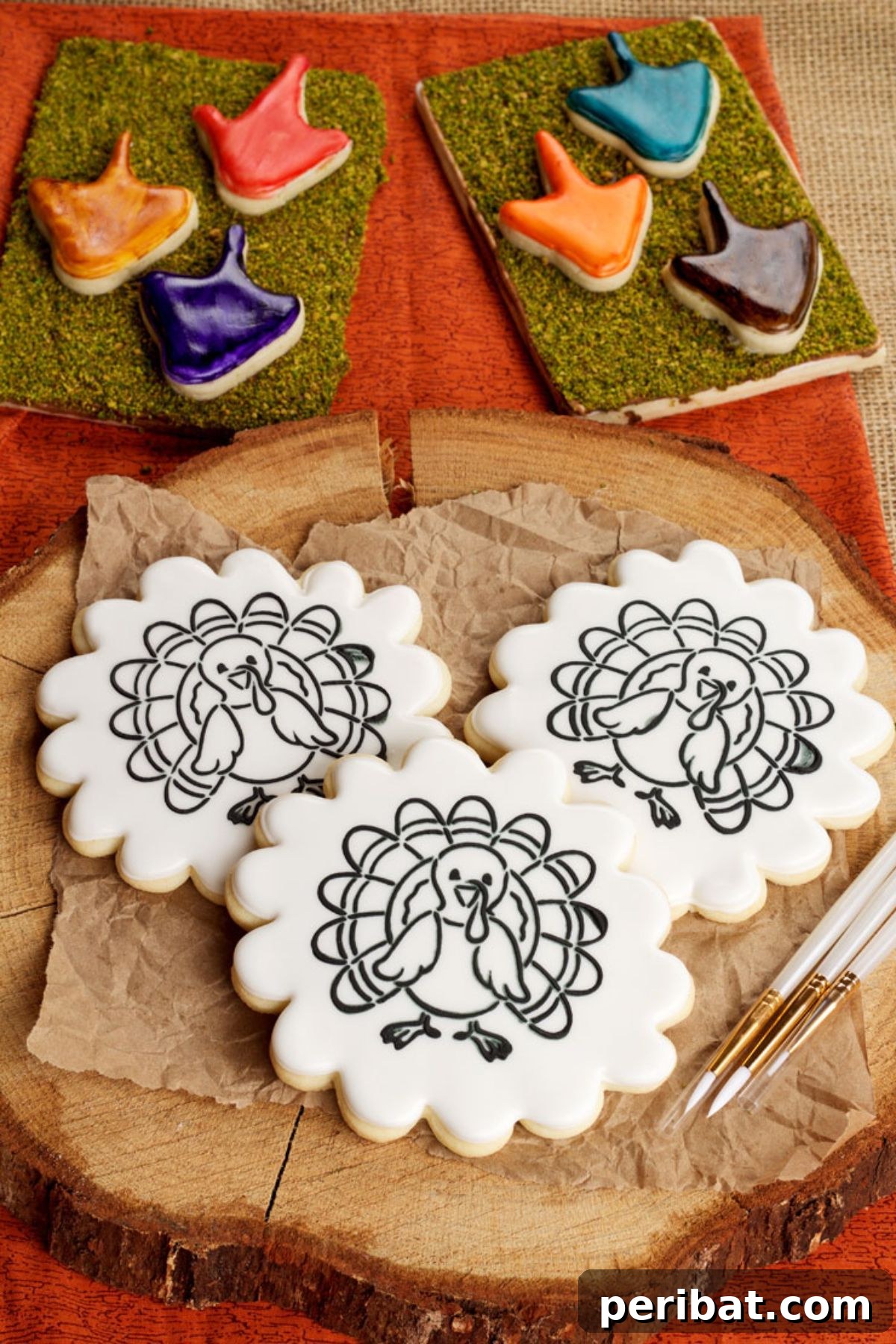 Bake 40 Amazing Thanksgiving Cookies Recipes & Decorating Tips 30 Paint Your Own Cookie For Thanksgiving
