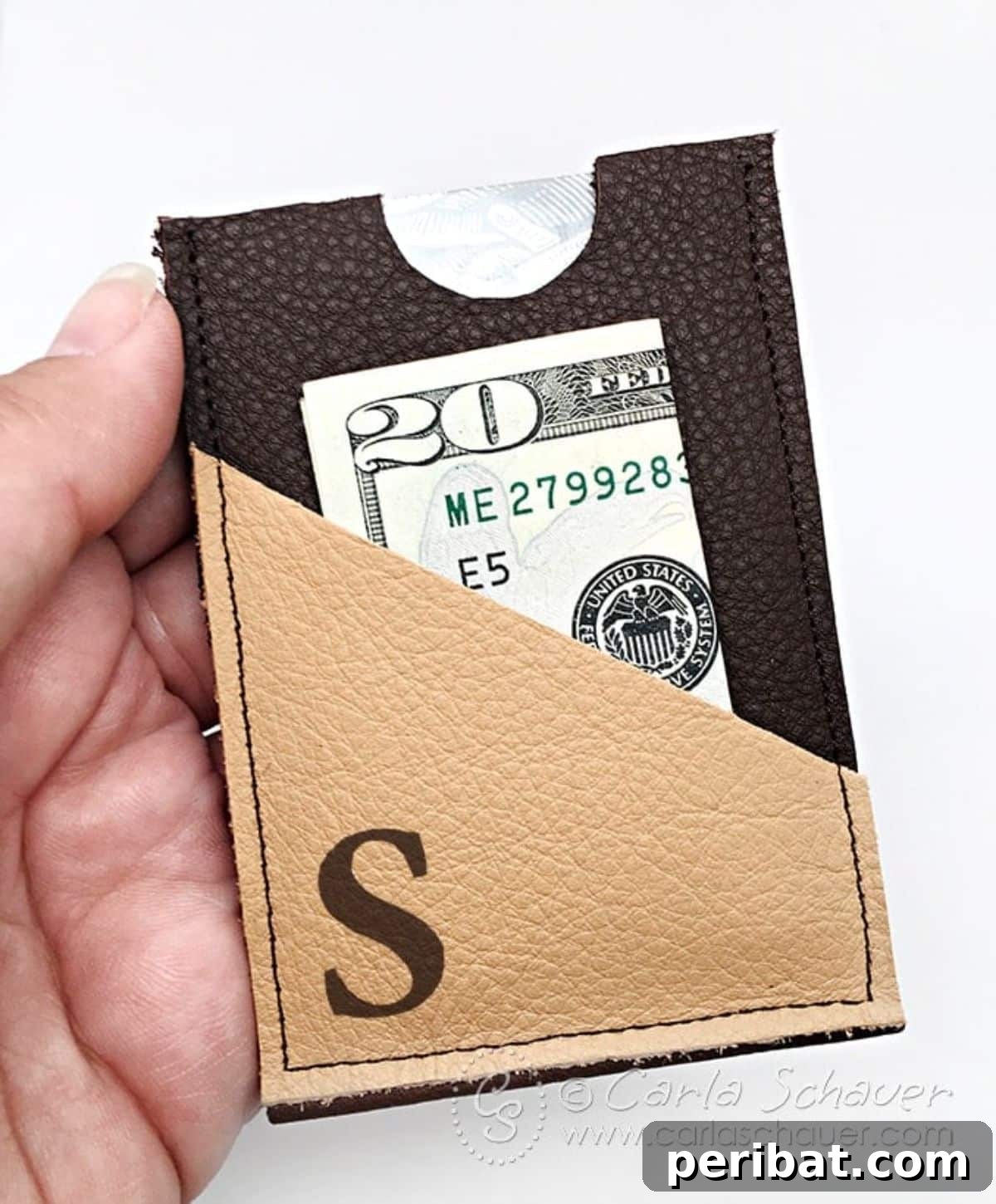 Crafting Love 45 DIY Gifts For Your Boyfriend 11 Slim Leather Wallet–Easy DIY Gift for Men
