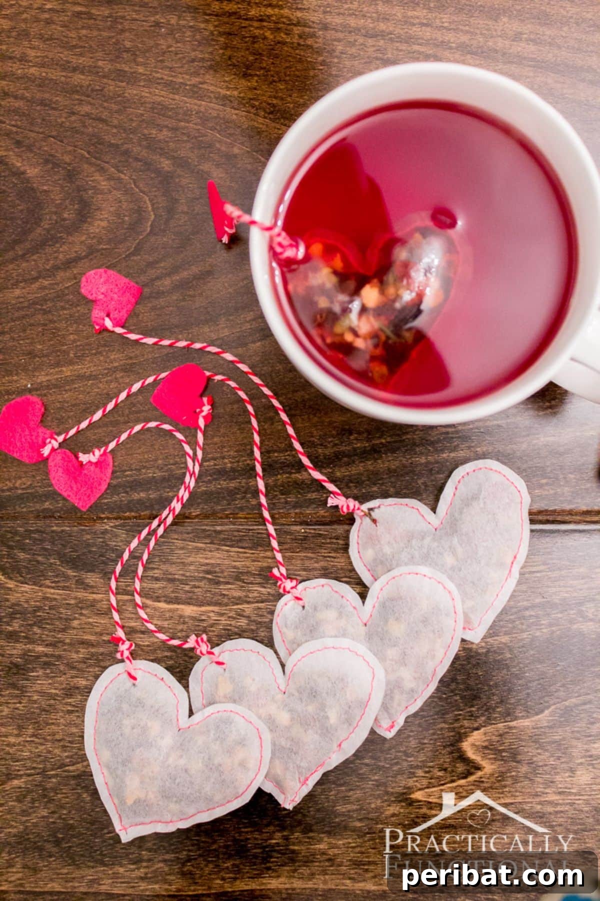 Crafting Love 45 DIY Gifts For Your Boyfriend 19 DIY Heart Shaped Tea Bags