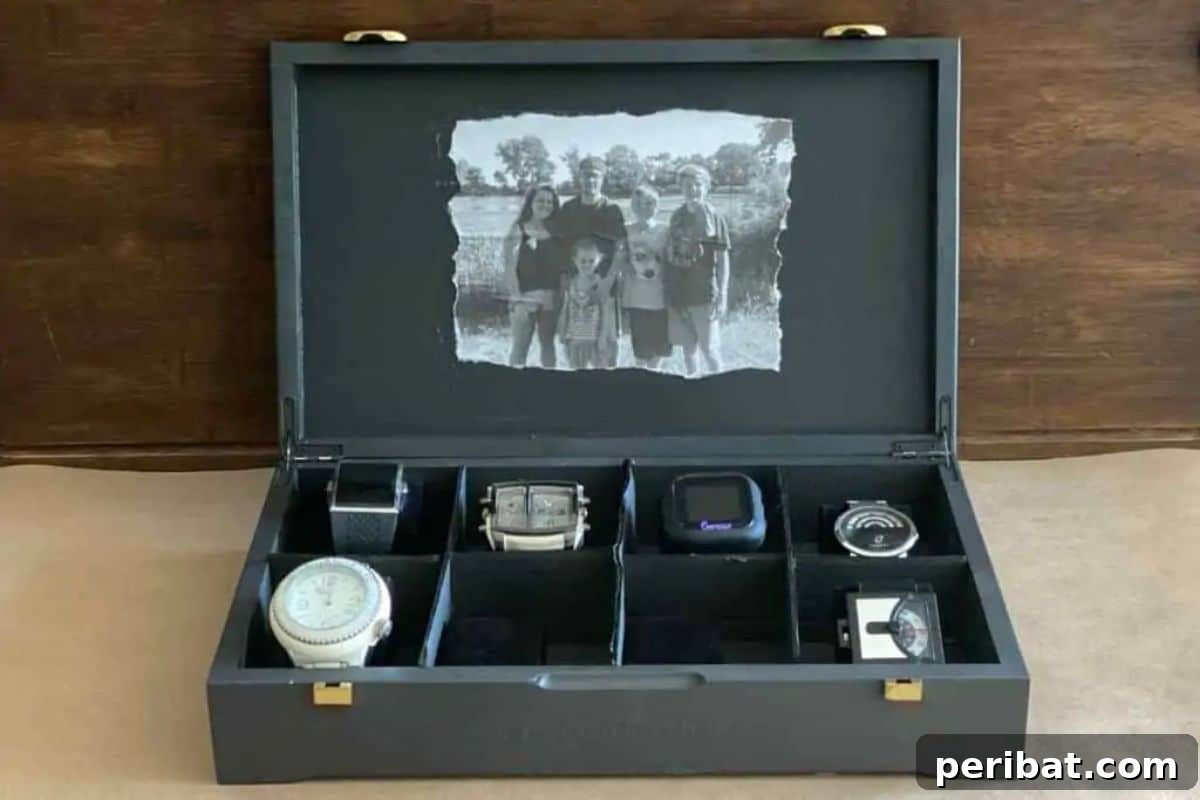 Crafting Love 45 DIY Gifts For Your Boyfriend 29 DIY Watch Box