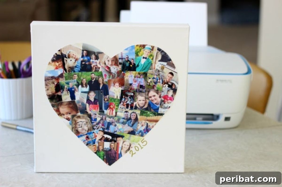 Crafting Love 45 DIY Gifts For Your Boyfriend 4 DIY Photo Collage Canvas