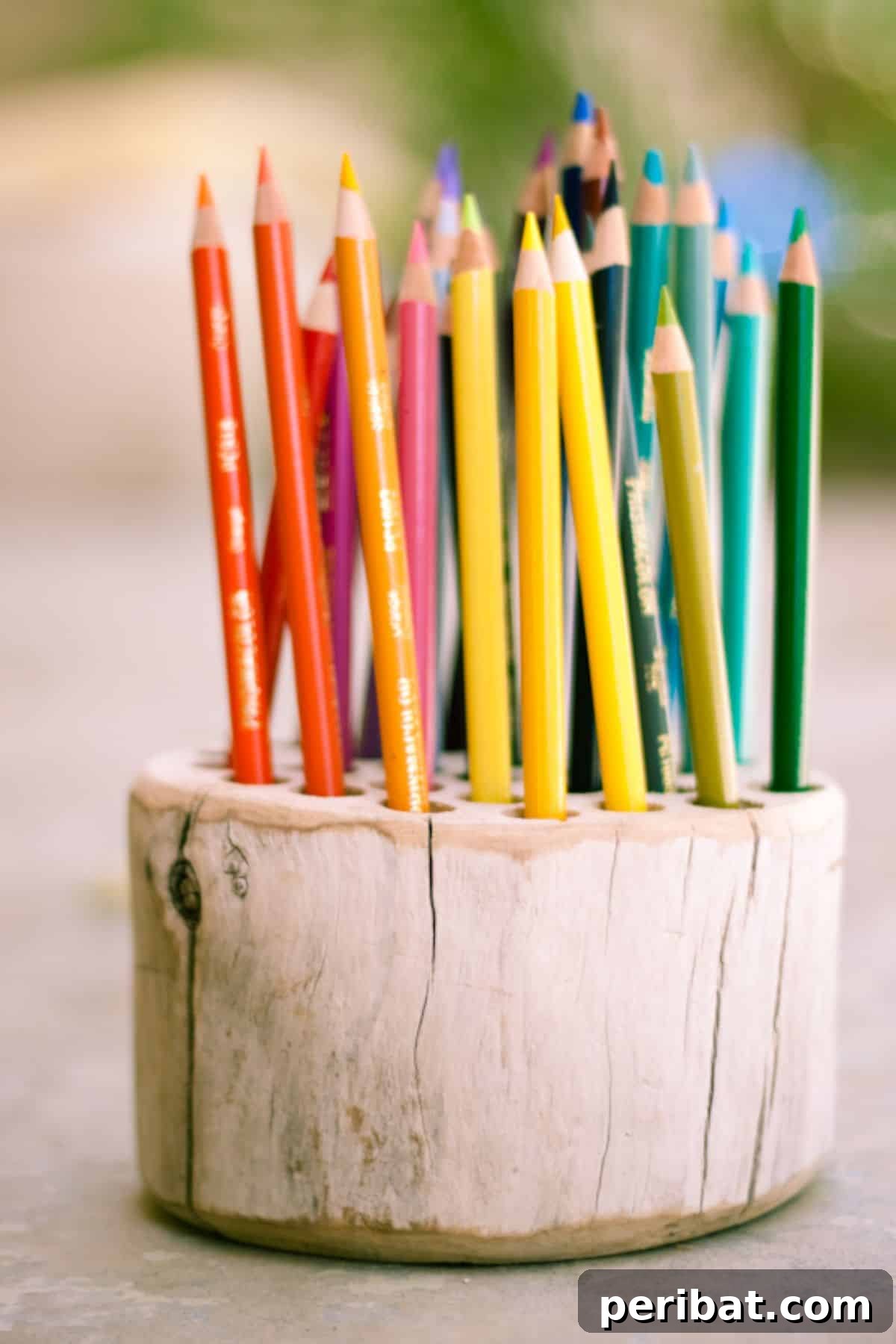 Crafting Love 45 DIY Gifts For Your Boyfriend 33 Rustic Pencil Holder