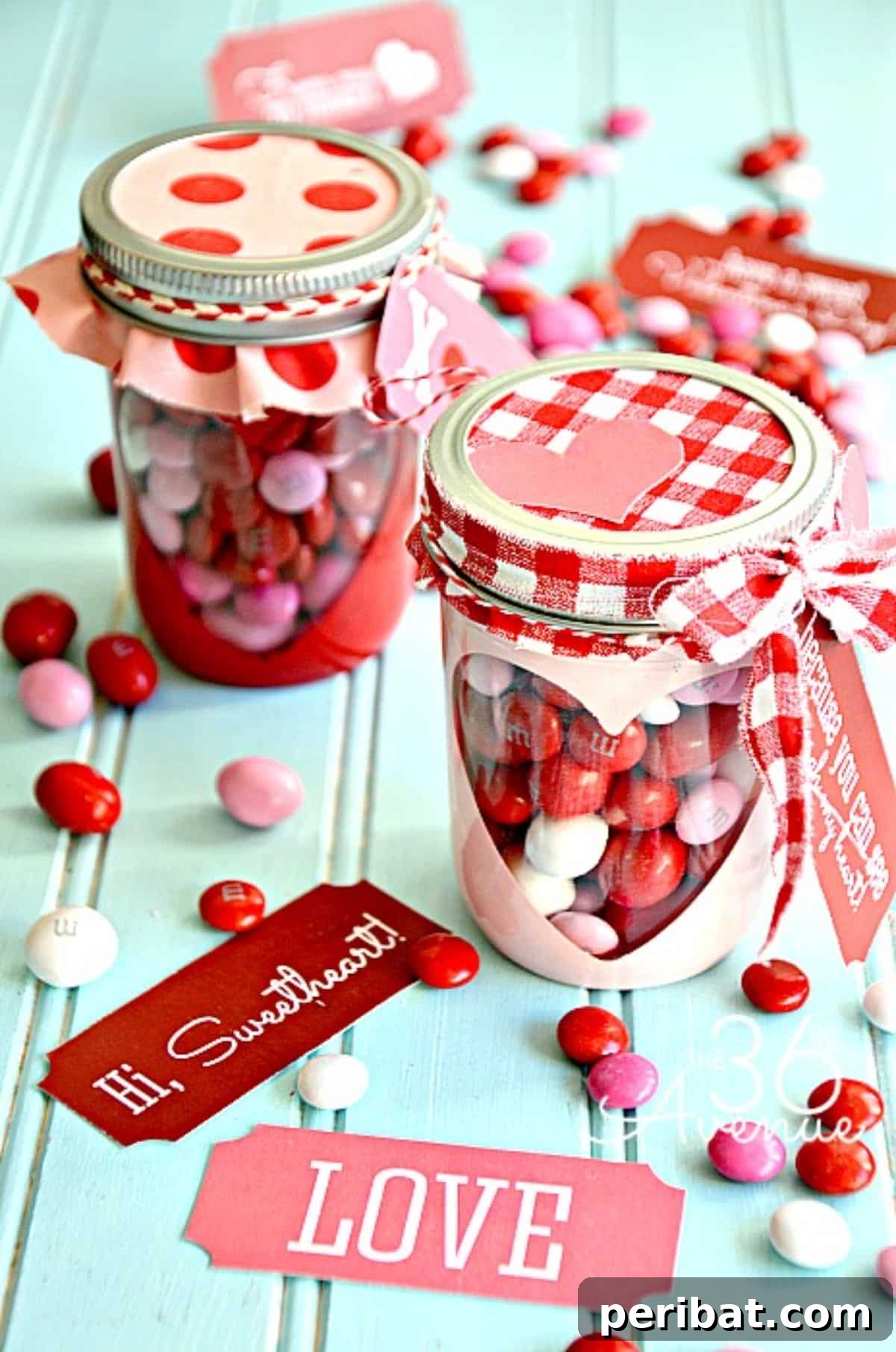 Crafting Love 45 DIY Gifts For Your Boyfriend 41 DIY Heart Candy Jar