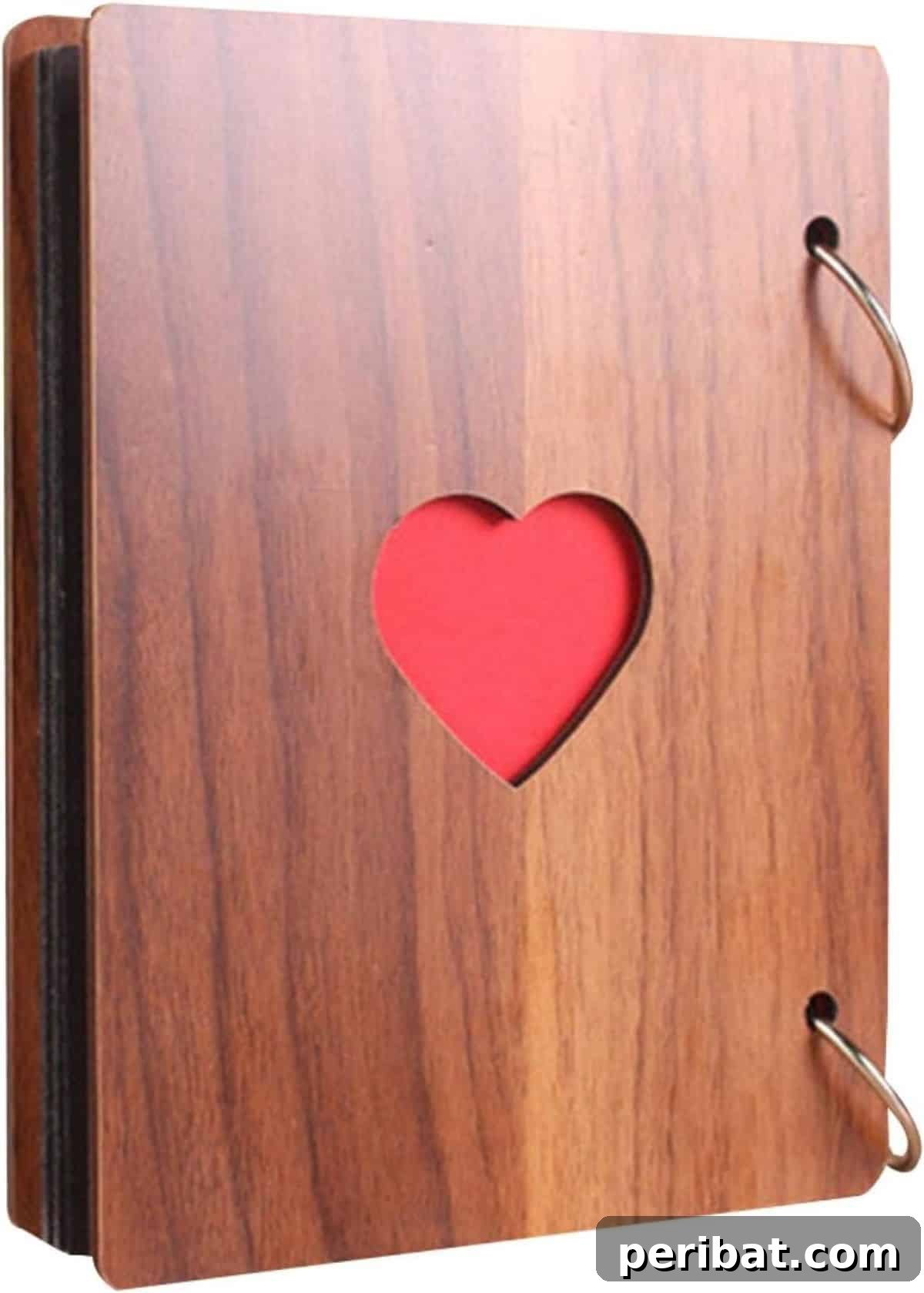 Crafting Love 45 DIY Gifts For Your Boyfriend 46 Scrapbook Wooden Photo Album Guest Book DIY Memory Book