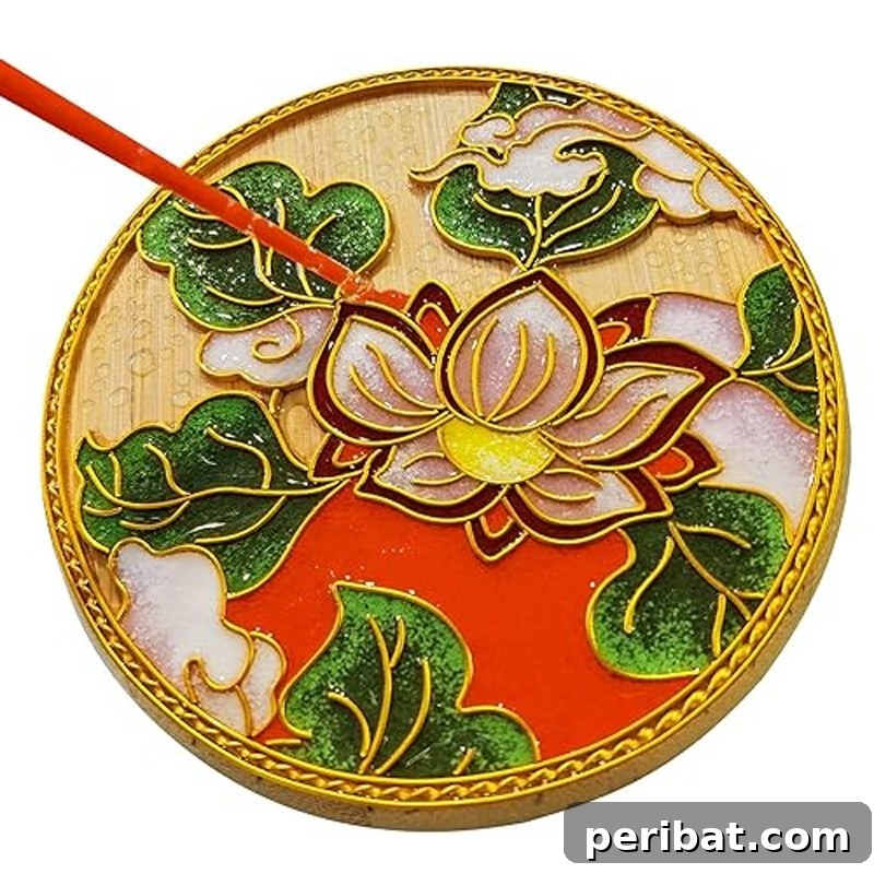 20 Hands-On Cloisonne Projects 16 lotus shaped coasters