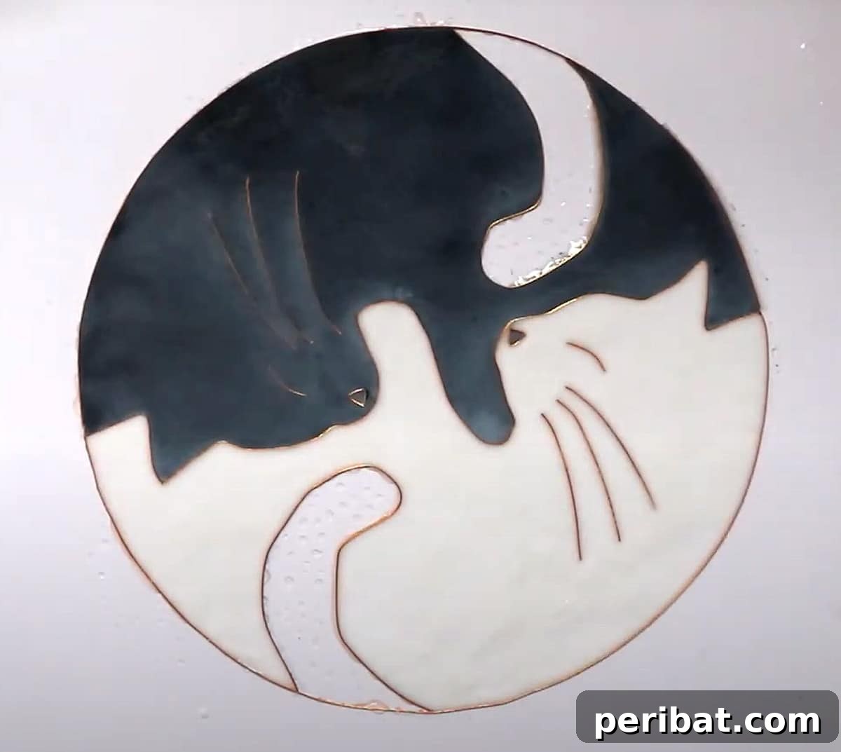 20 Hands-On Cloisonne Projects 21 cloisonne cat painting
