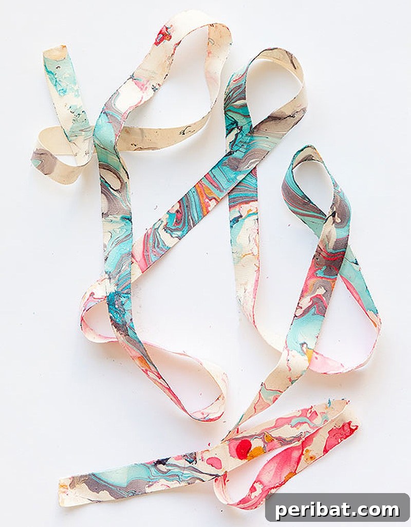 marbleized ribbon