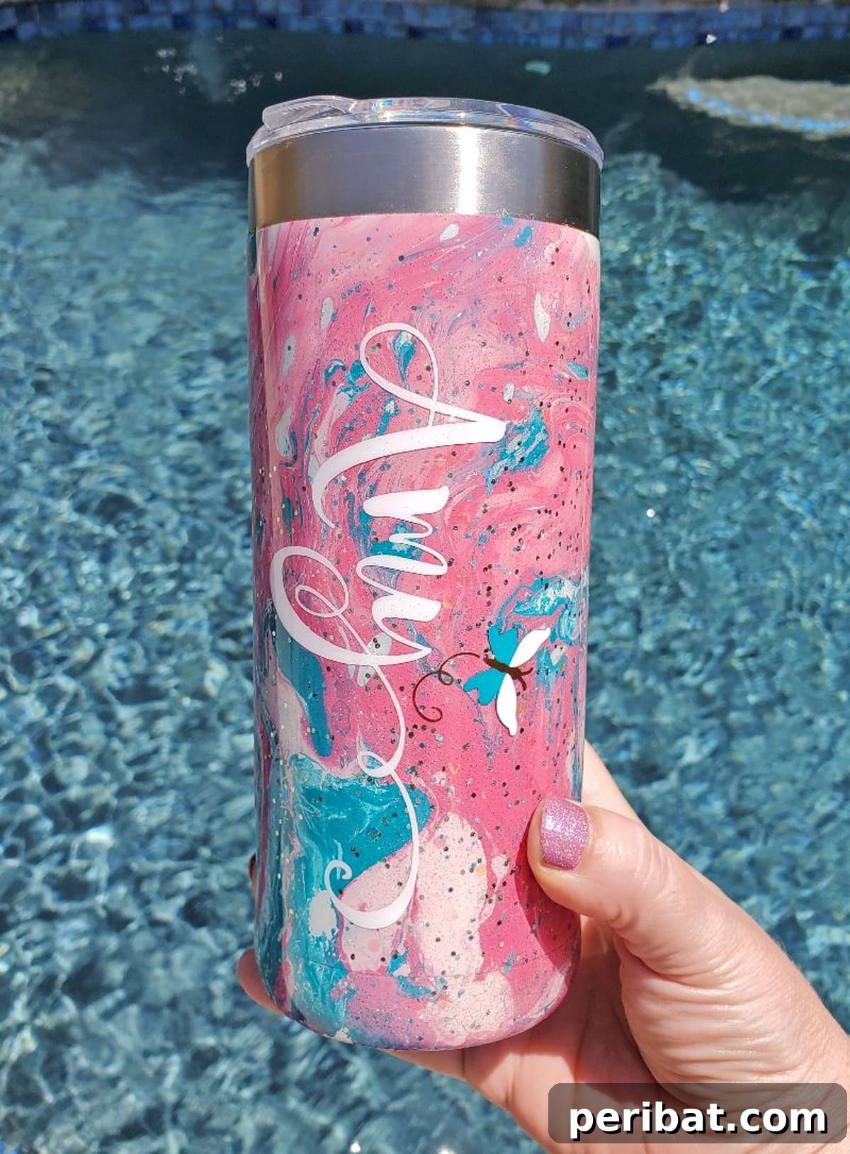 hold marbled tumbler