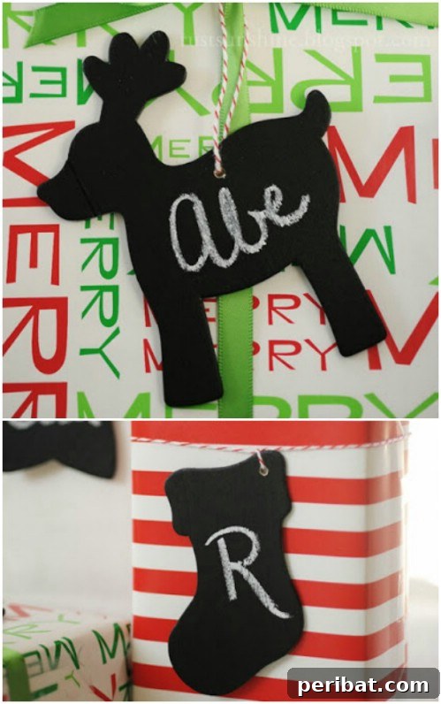 Chalkboard Gift Tags