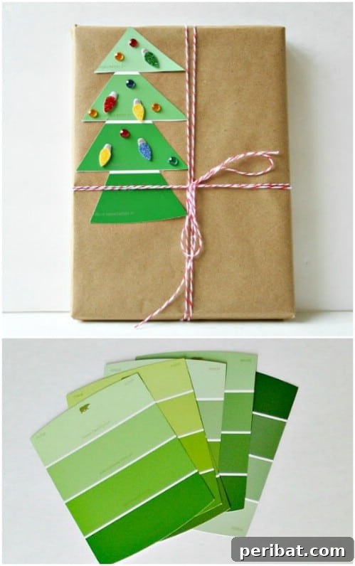 Paint Chip Gift Tags