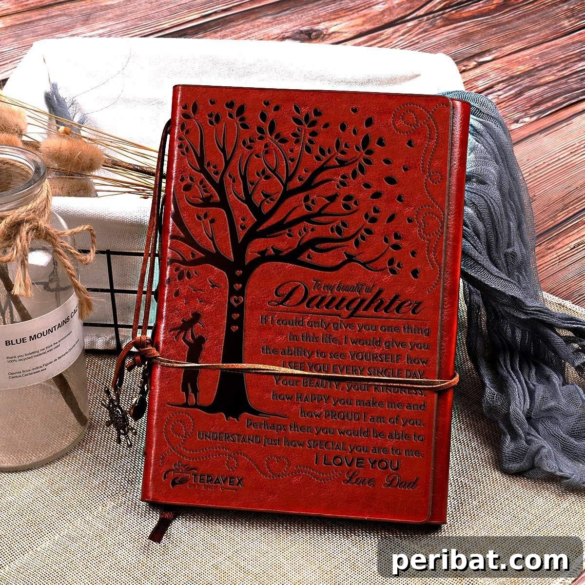 39 Adorable Handmade Gifts for Your Daughter 12 Personalized Leather Writing Journal for Daughter