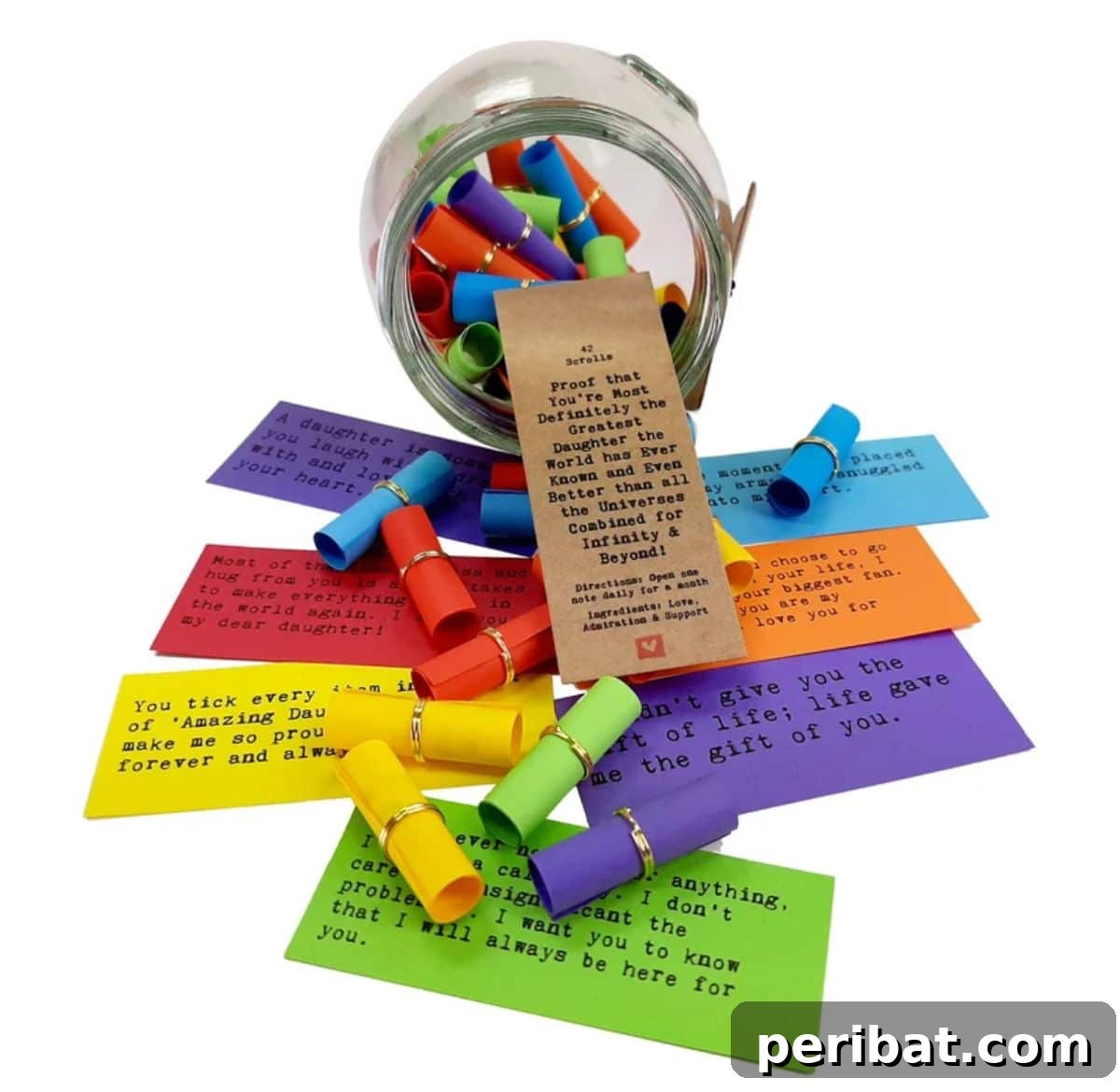 39 Adorable Handmade Gifts for Your Daughter 13 DIY Jar of Positive Affirmations for Daughter