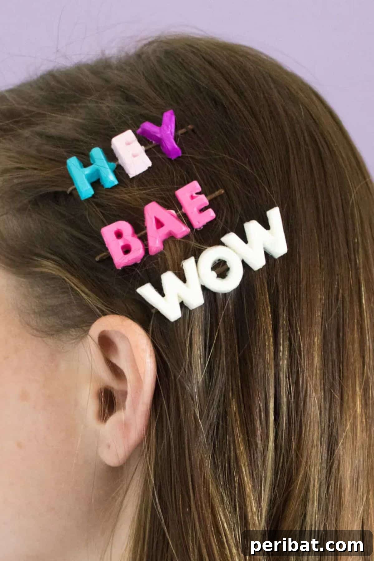 39 Adorable Handmade Gifts for Your Daughter 31 Personalized DIY Hair Pins with Custom Words
