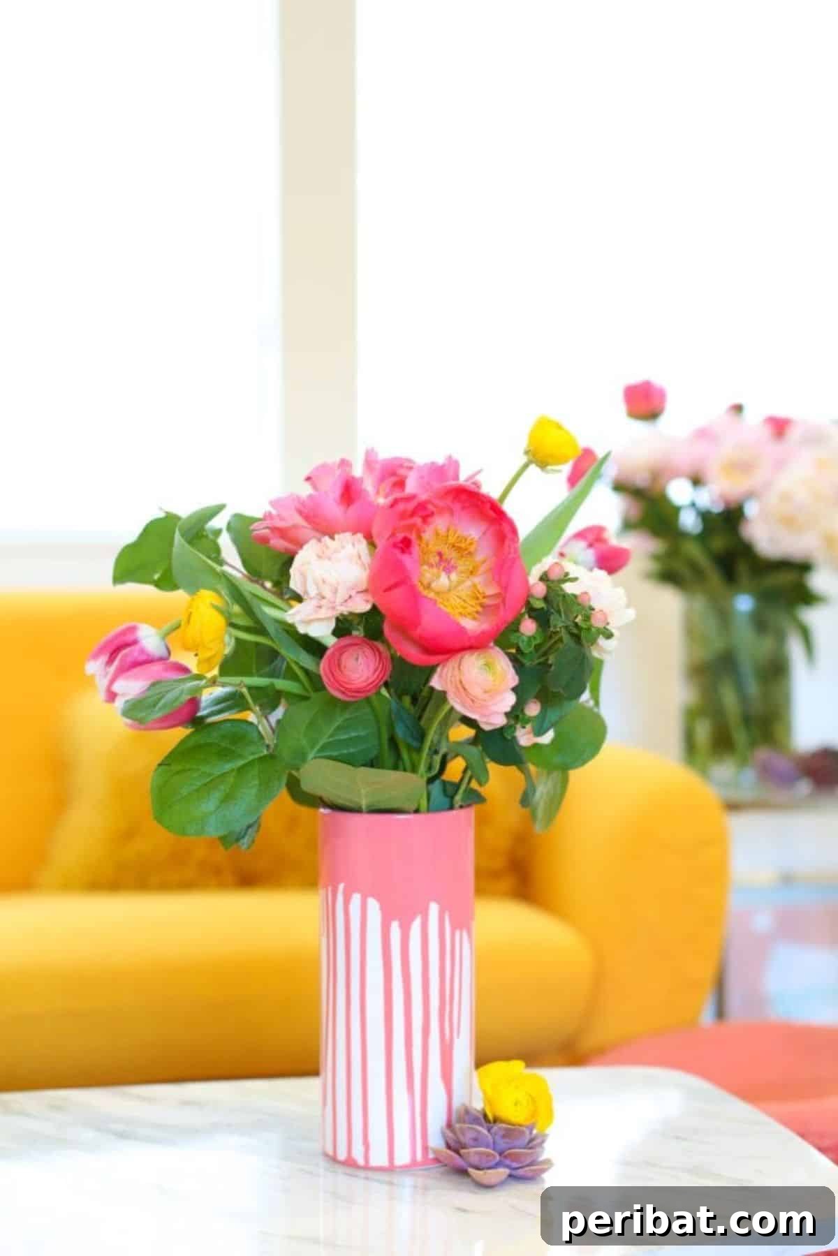 39 Adorable Handmade Gifts for Your Daughter 40 DIY Paint Dipped Vase for Artistic Home Decor