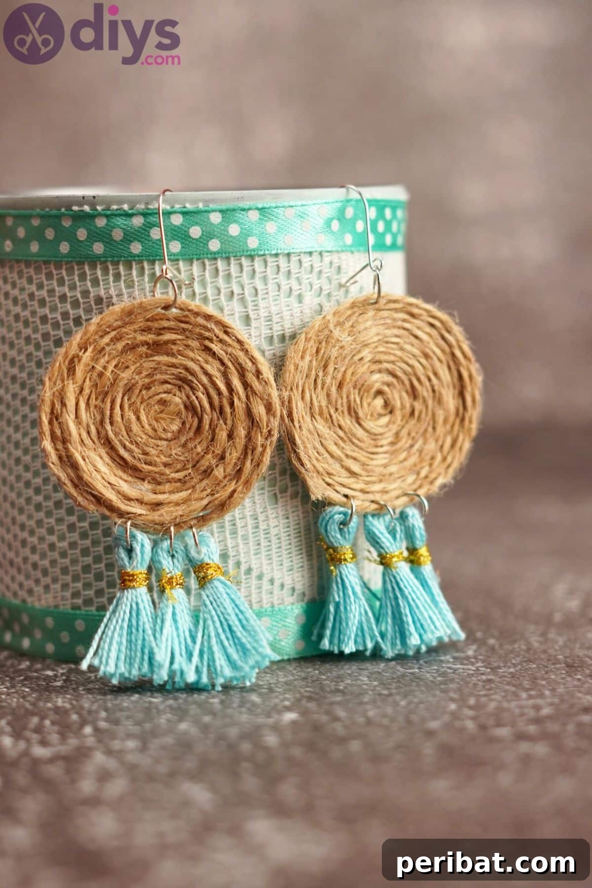 41 Loving Handmade Gifts for Your Wife 22 DIY Raffia Tassel Earrings as a Stylish Gift