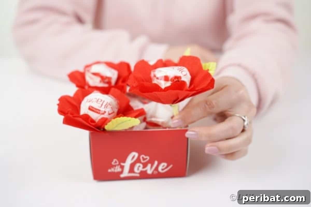 41 Loving Handmade Gifts for Your Wife 4 Easy DIY Paper Flowers Chocolate Box Gift Idea