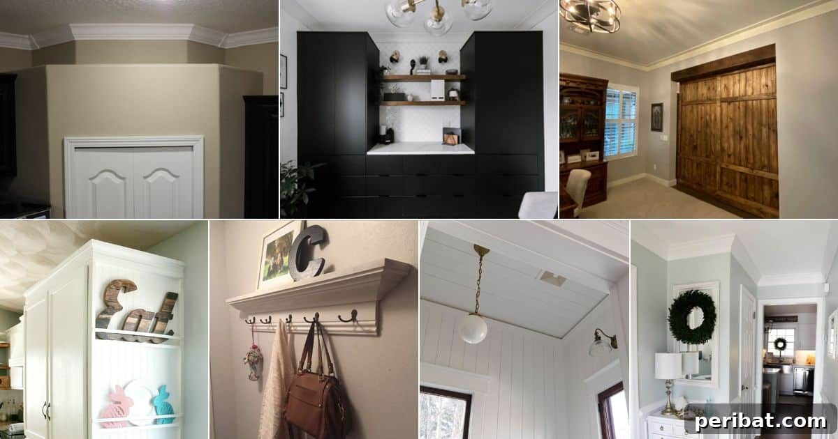 Elevate Your Space: Creative DIY Crown Molding Projects 2 20 DIY Crown Molding Ideas and Products facebook image.
