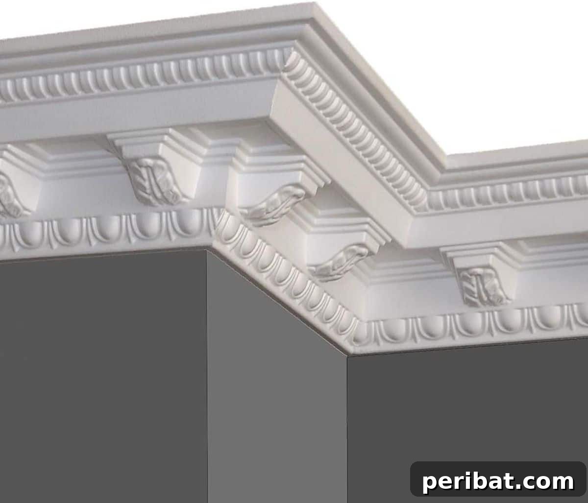 Elevate Your Space: Creative DIY Crown Molding Projects 13 A La Maison Ceilings GK19pw-5 Corbels DIY Glue-up Foam Crown Molding (Pack / 32.5 ln. ft.), White