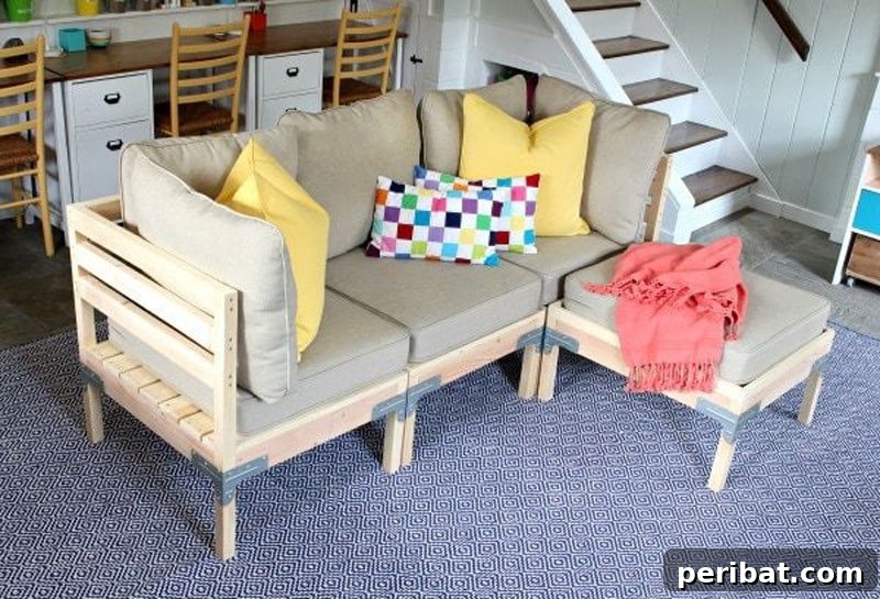 simple modular sofa