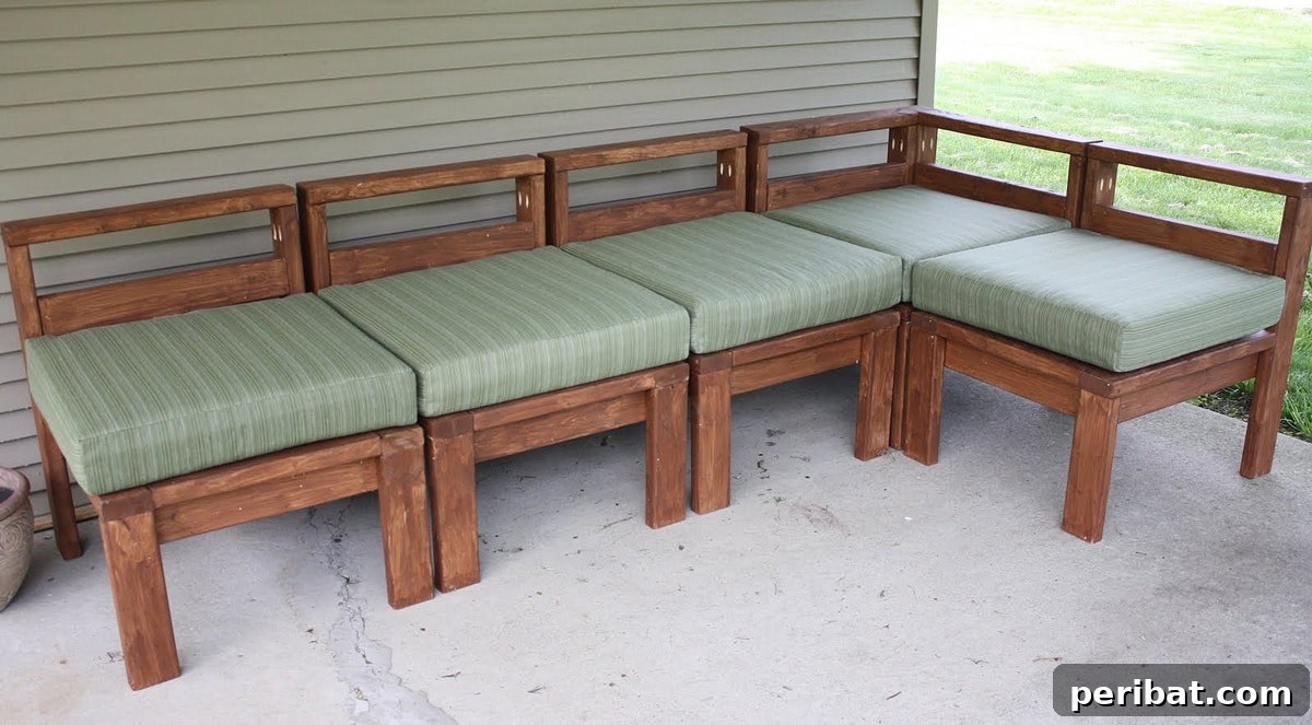 modular outdoor sofa