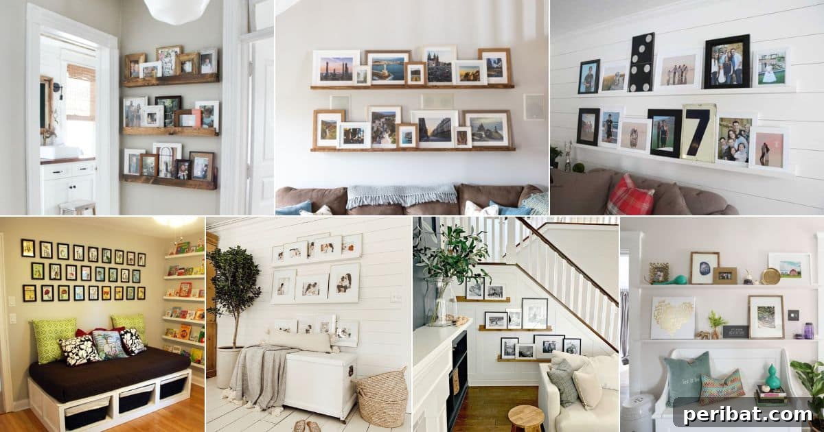 Transform your walls with these 25 DIY picture ledge ideas for stunning home decor