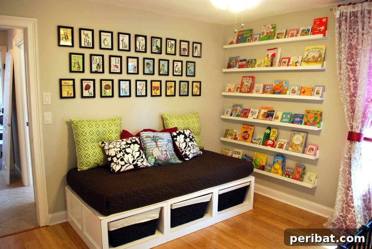 Versatile Gallery Ledge Shelves from affordable pine boards
