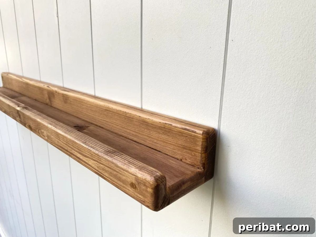 Durable and safe Picture Ledge Shelf for family homes