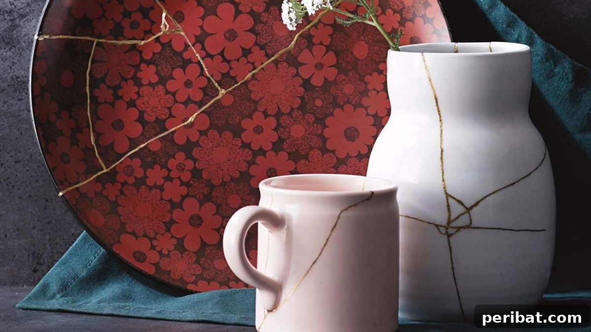 21 DIY Kintsugi Kits: Discover the Art of Golden Mending 16 Kintsugi repair guide using oil-based enamel for a refined finish on broken ceramics, differing from epoxy methods.