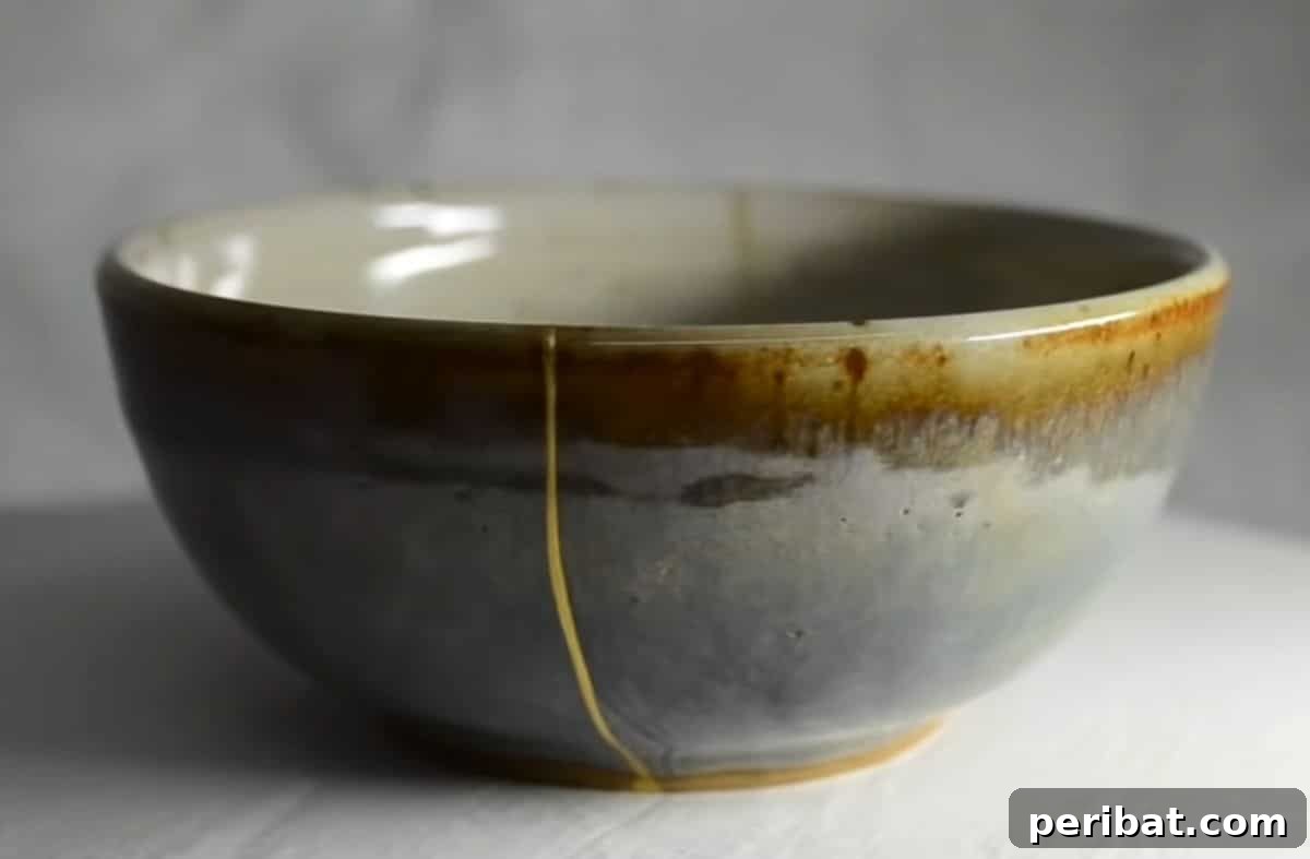 21 DIY Kintsugi Kits: Discover the Art of Golden Mending 19 Pot repaired with Kintsugi method, illustrating entry points for beginners to the craft, including community insights.