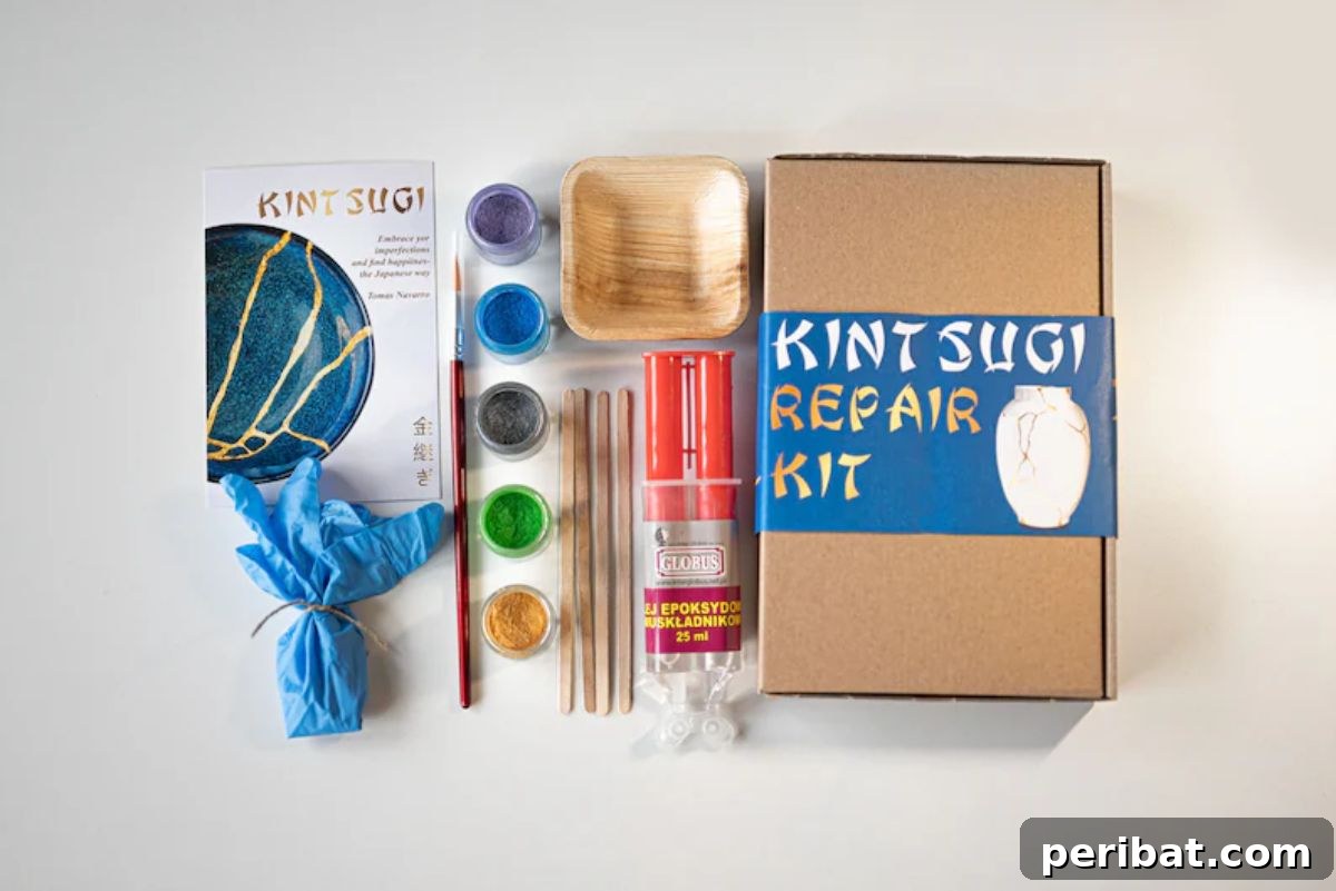 21 DIY Kintsugi Kits: Discover the Art of Golden Mending 3 Beginner-friendly DIY Kintsugi Repair Kit with non-toxic powders for ceramic mending.