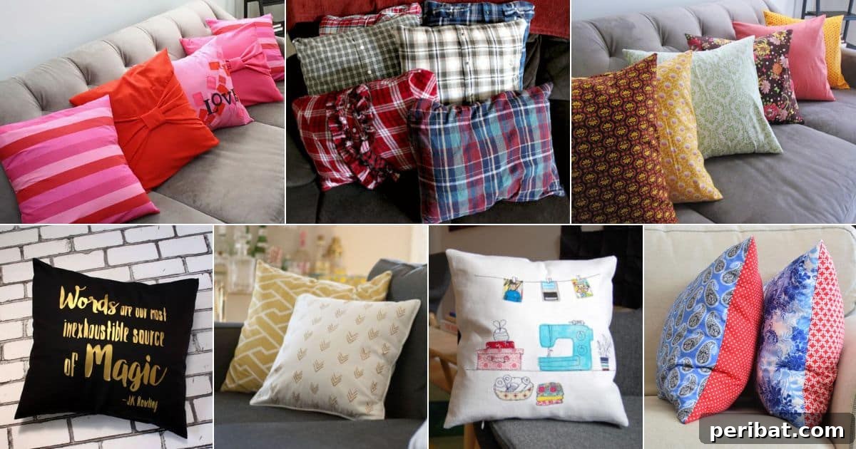 Stitch Your Style: Inspiring DIY Pillowcase Crafts 2 46 DIY Pillowcase Ideas and Products facebook image.