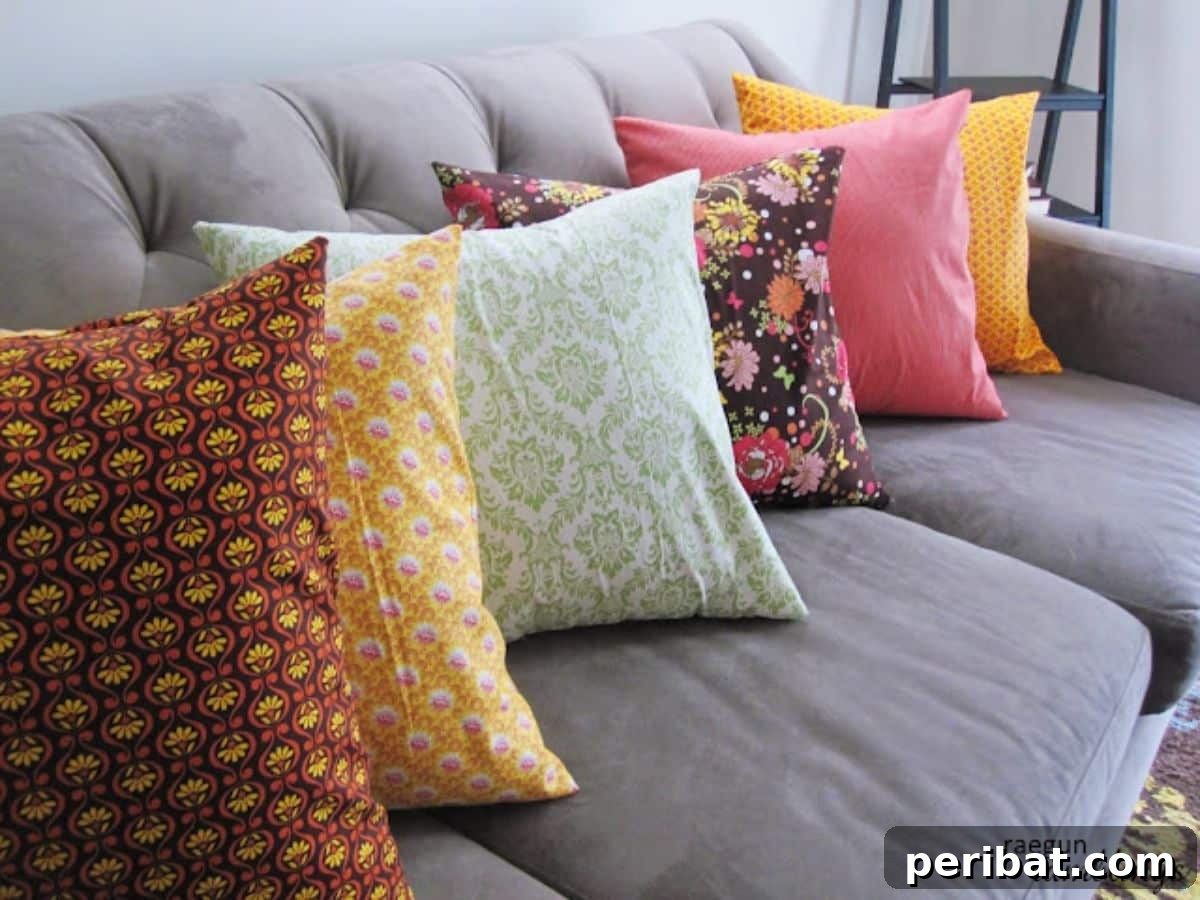 Stitch Your Style: Inspiring DIY Pillowcase Crafts 18 Quick Envelope Pillow Case