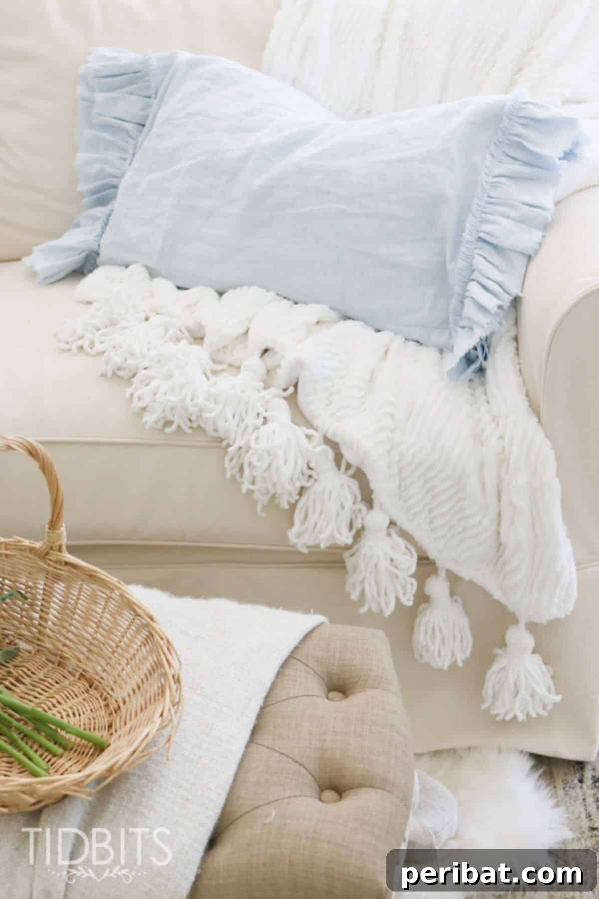 Stitch Your Style: Inspiring DIY Pillowcase Crafts 24 DIY Ruffled and Frayed Pillowcase