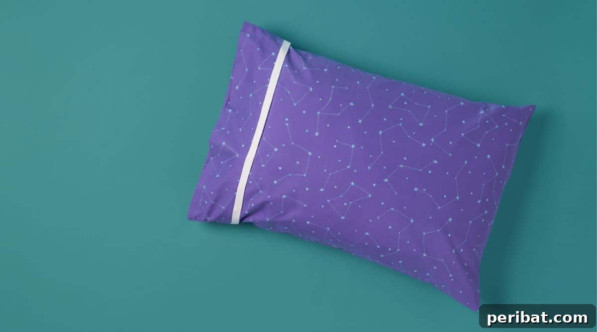 Stitch Your Style: Inspiring DIY Pillowcase Crafts 34 5-Minute Pillowcase Using the Speedy Burrito Method