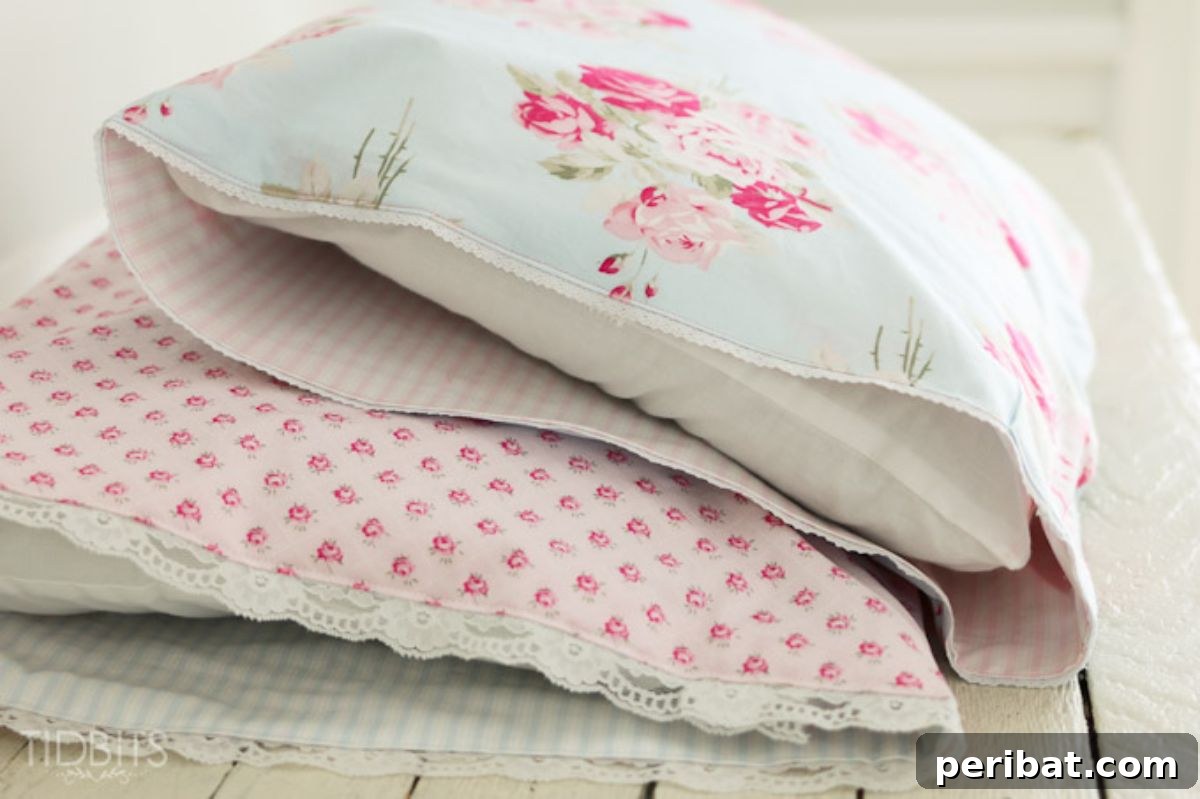 Stitch Your Style: Inspiring DIY Pillowcase Crafts 40 DIY Reversible Pillowcases