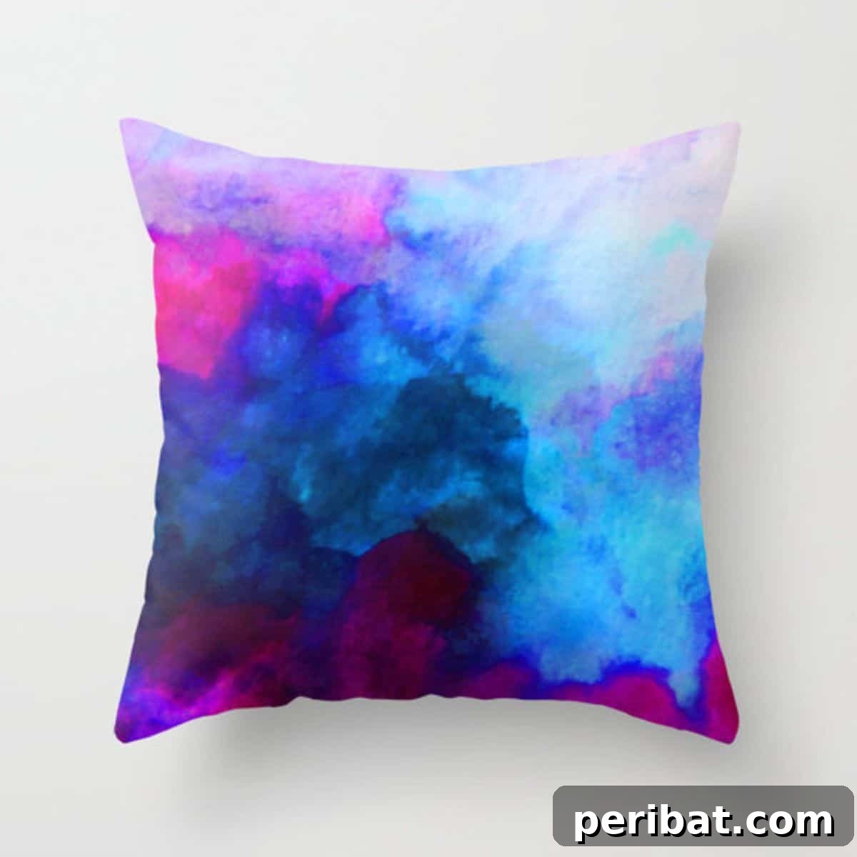 Stitch Your Style: Inspiring DIY Pillowcase Crafts 41 DIY Watercolor Pillow