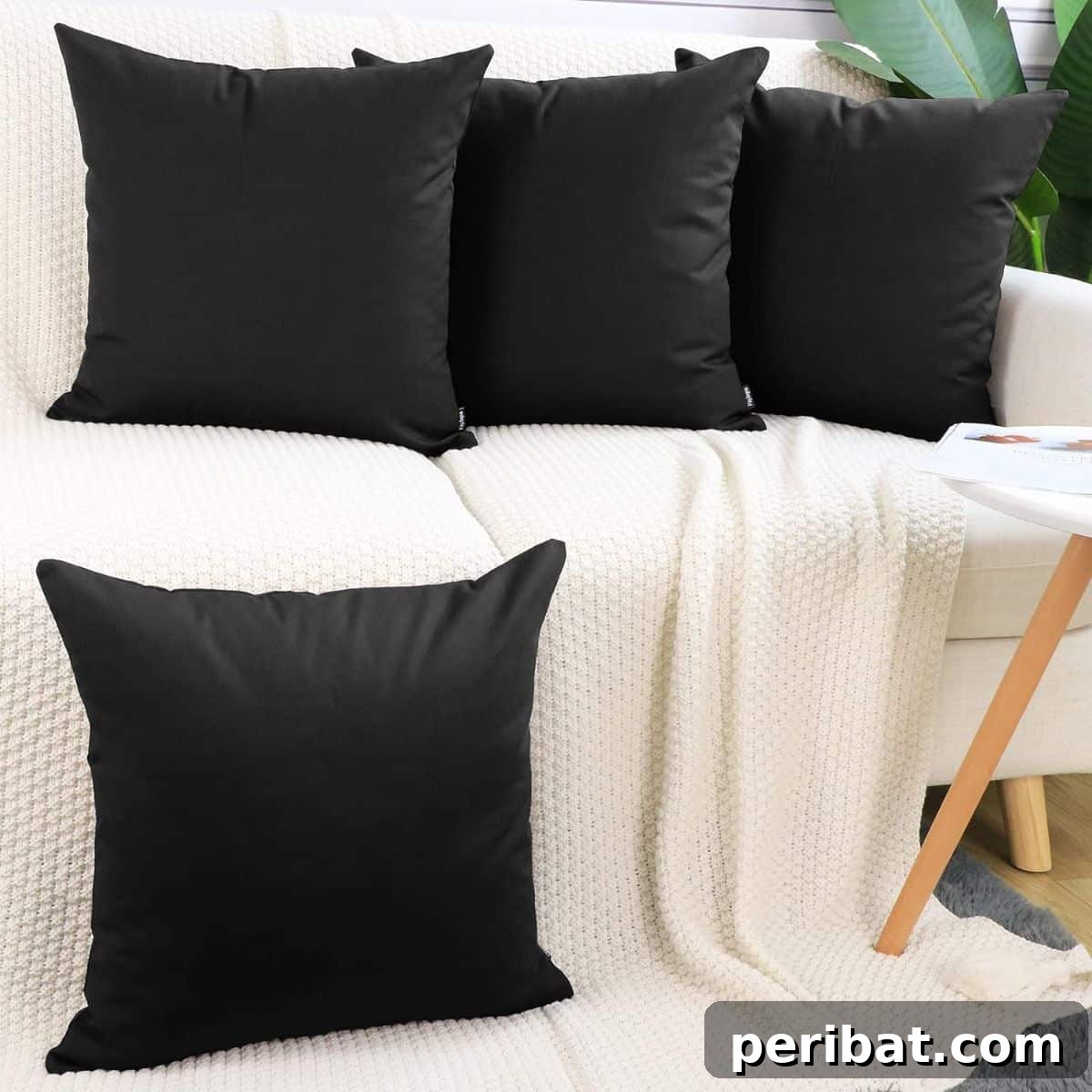 Stitch Your Style: Inspiring DIY Pillowcase Crafts 45 DIY Faylapa Cotton Canvas Pillow Covers