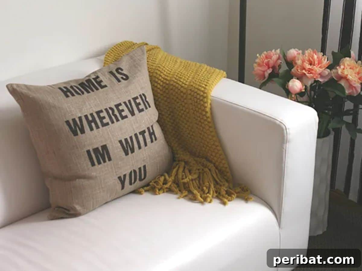Stitch Your Style: Inspiring DIY Pillowcase Crafts 10 DIY Quote Pillows
