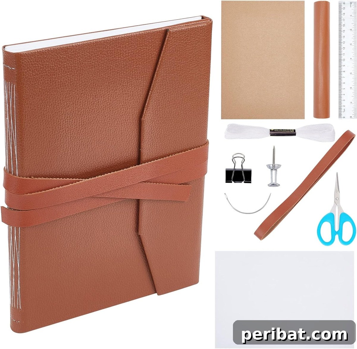 Bind Your Own Books 21 Creative DIY Projects 11 leather journal kit