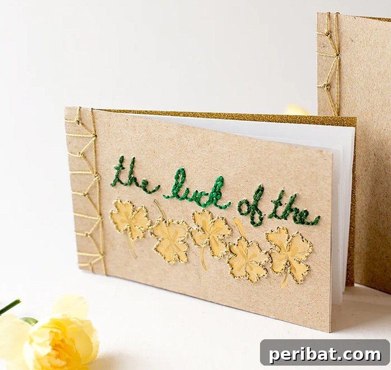 Bind Your Own Books 21 Creative DIY Projects 15 two notebooks and yellow flowers