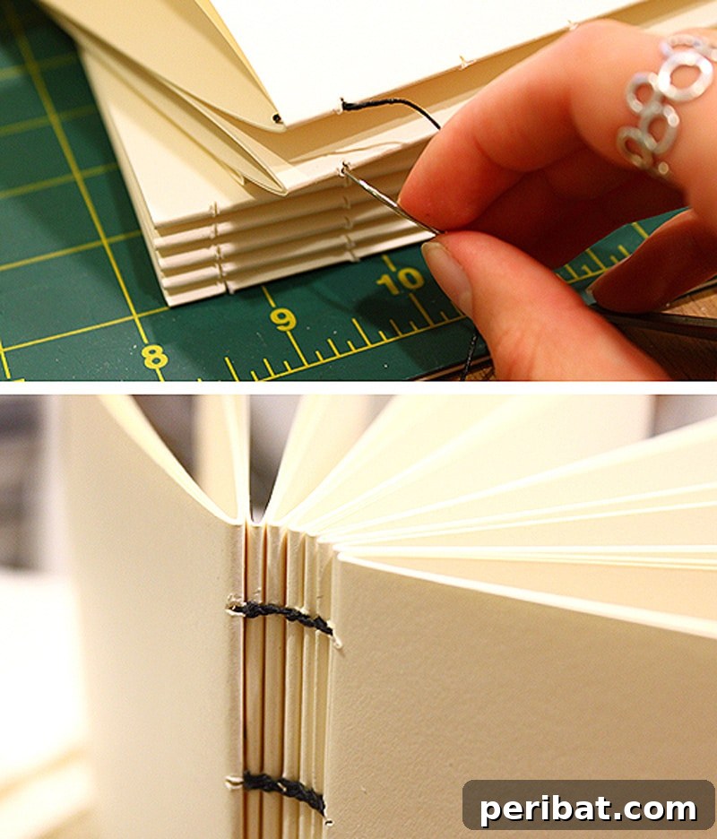 Bind Your Own Books 21 Creative DIY Projects 9 coverless Coptic stitch book