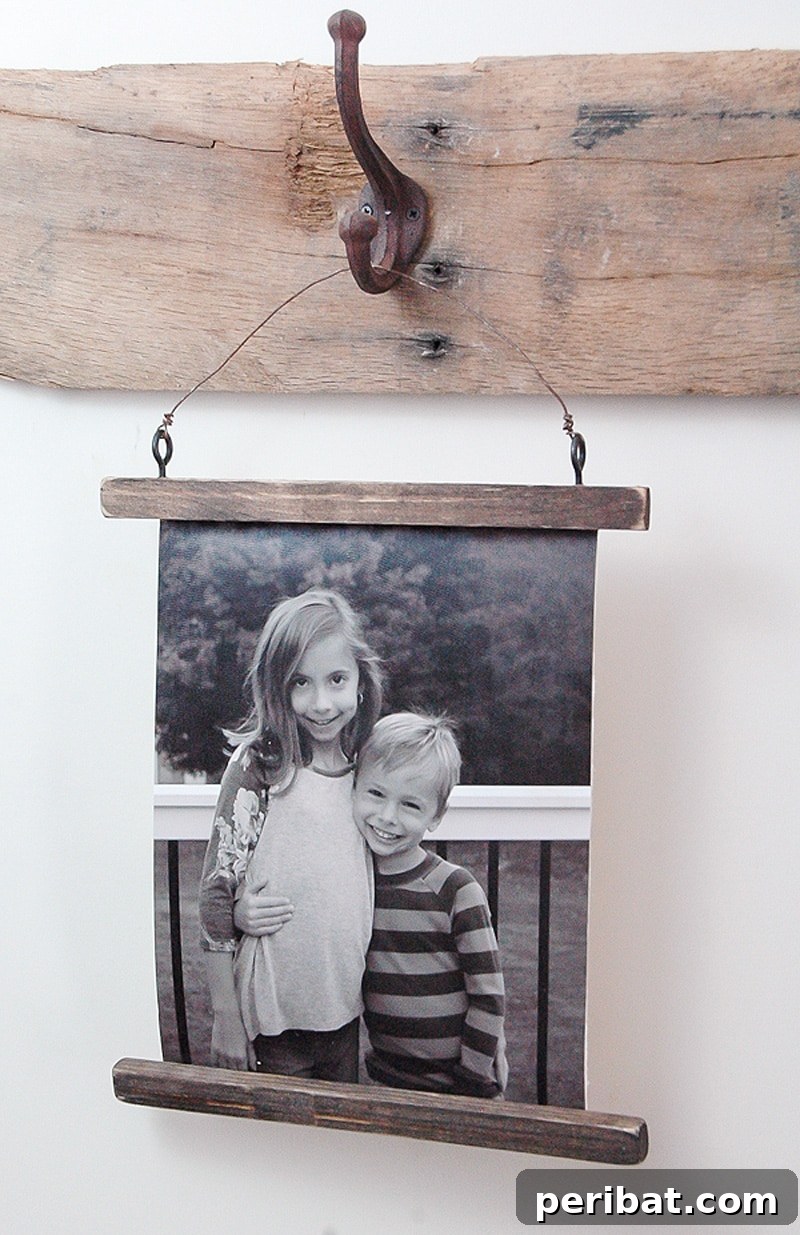 43 Creative DIY Photo Display Solutions 13 rustic wire photo hanging