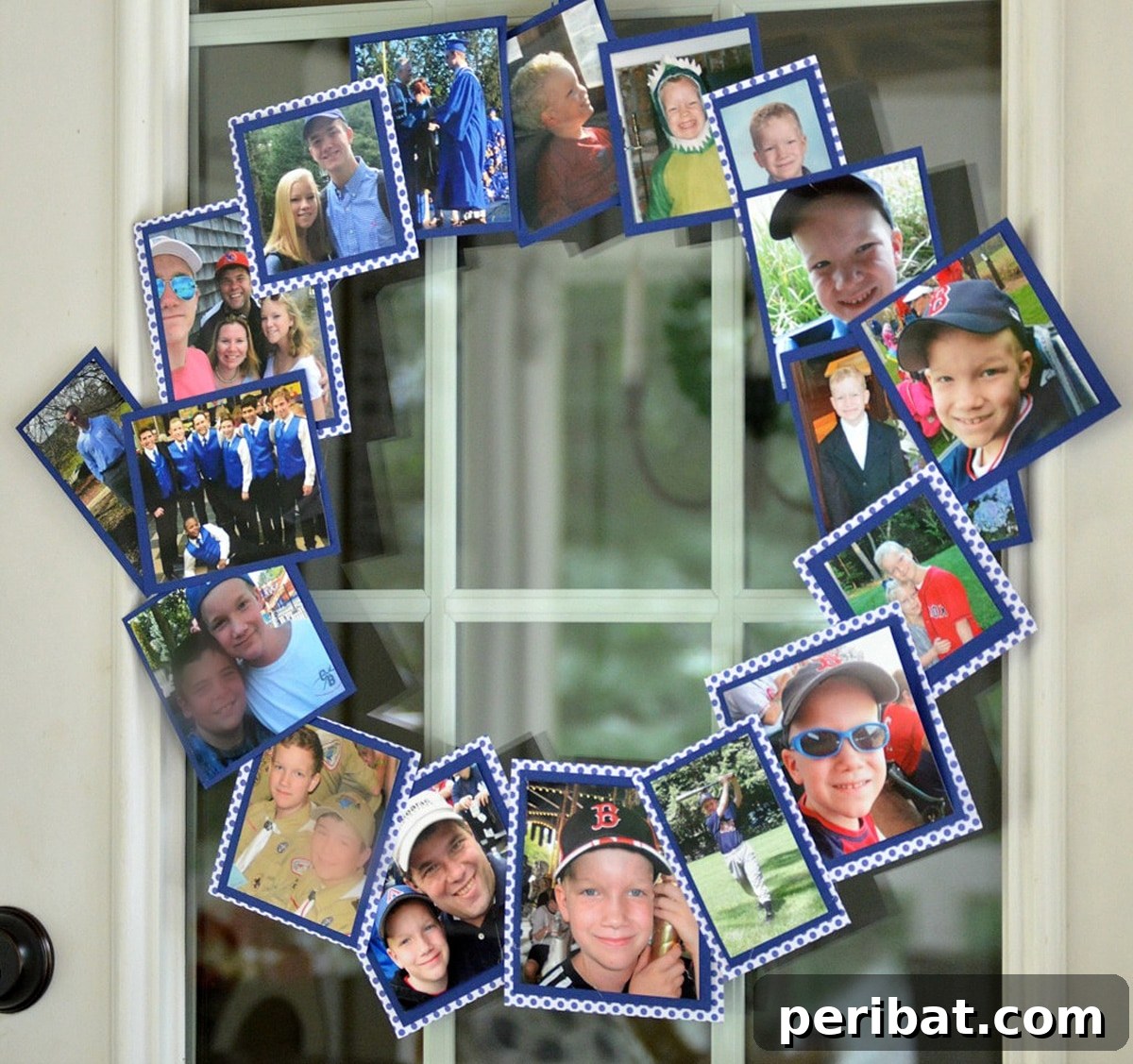 43 Creative DIY Photo Display Solutions 18 memory wreath
