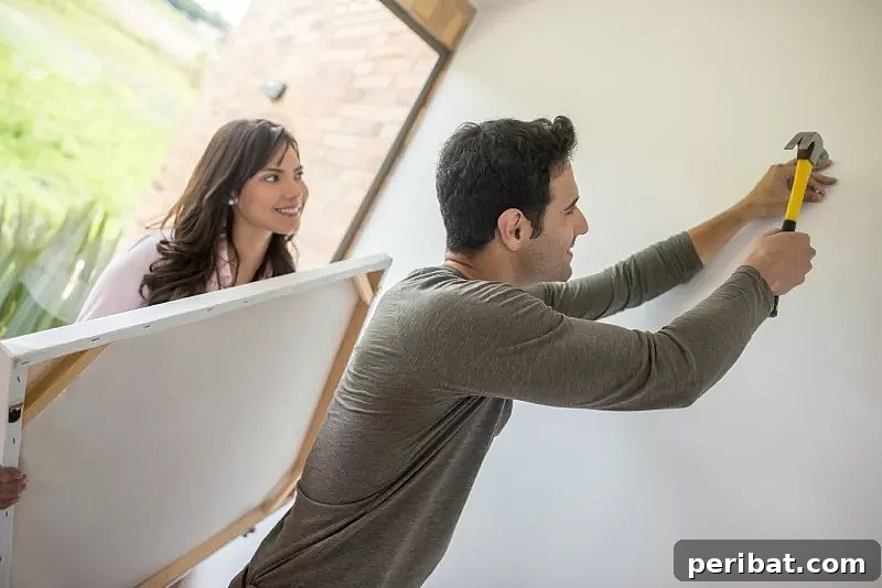 43 Creative DIY Photo Display Solutions 24 nailed to wall